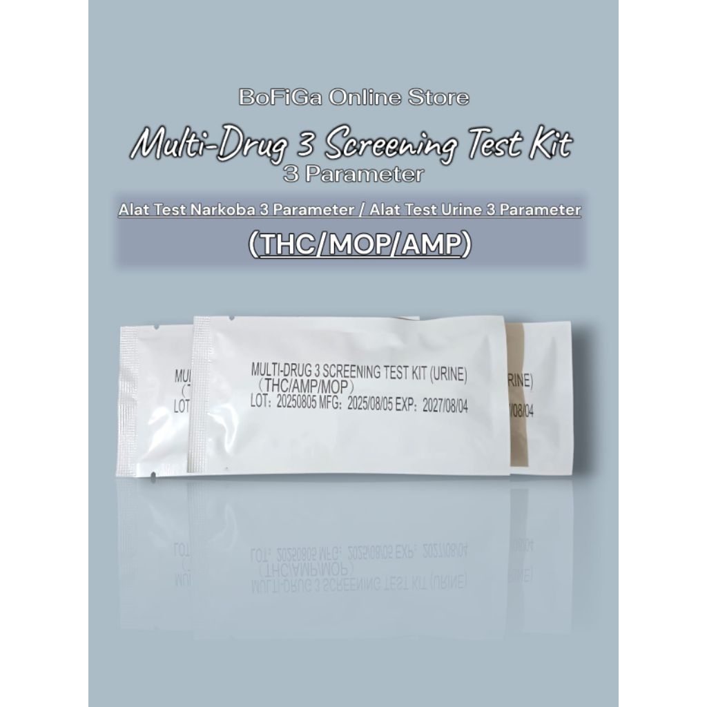 Alat Test Narkoba 3 Parameter - Alat Test Urine 3 Parameter - 1 pcs