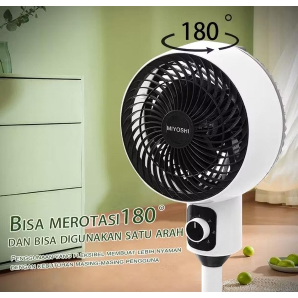 KIPAS ANGIN/KIPAS ANGIN BERDIRI/ROTATIONFAN MIYOSHI / KIPAS ANGIN AC/KIPAS ANGIN MINIMALIS / KIPAS A