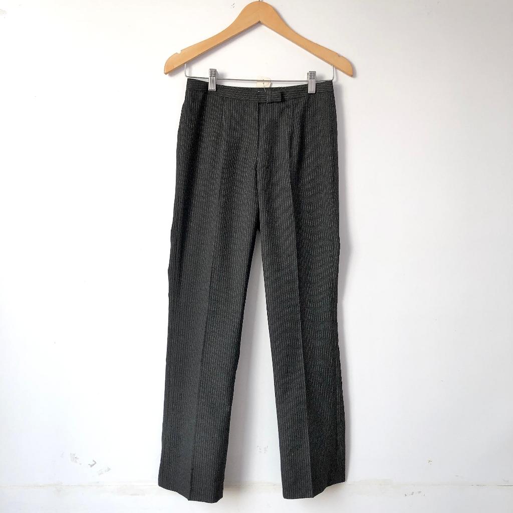 [baru dgn tag] The Executive Celana Panjang Formal [S fits S - M kecil] Abu Tua Charcoal Hampir Hita