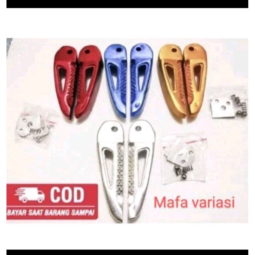 step belakang pijakan kaki Honda Scoopy beat Vario footstep belakang pijakan kaki Honda Vario Beat S