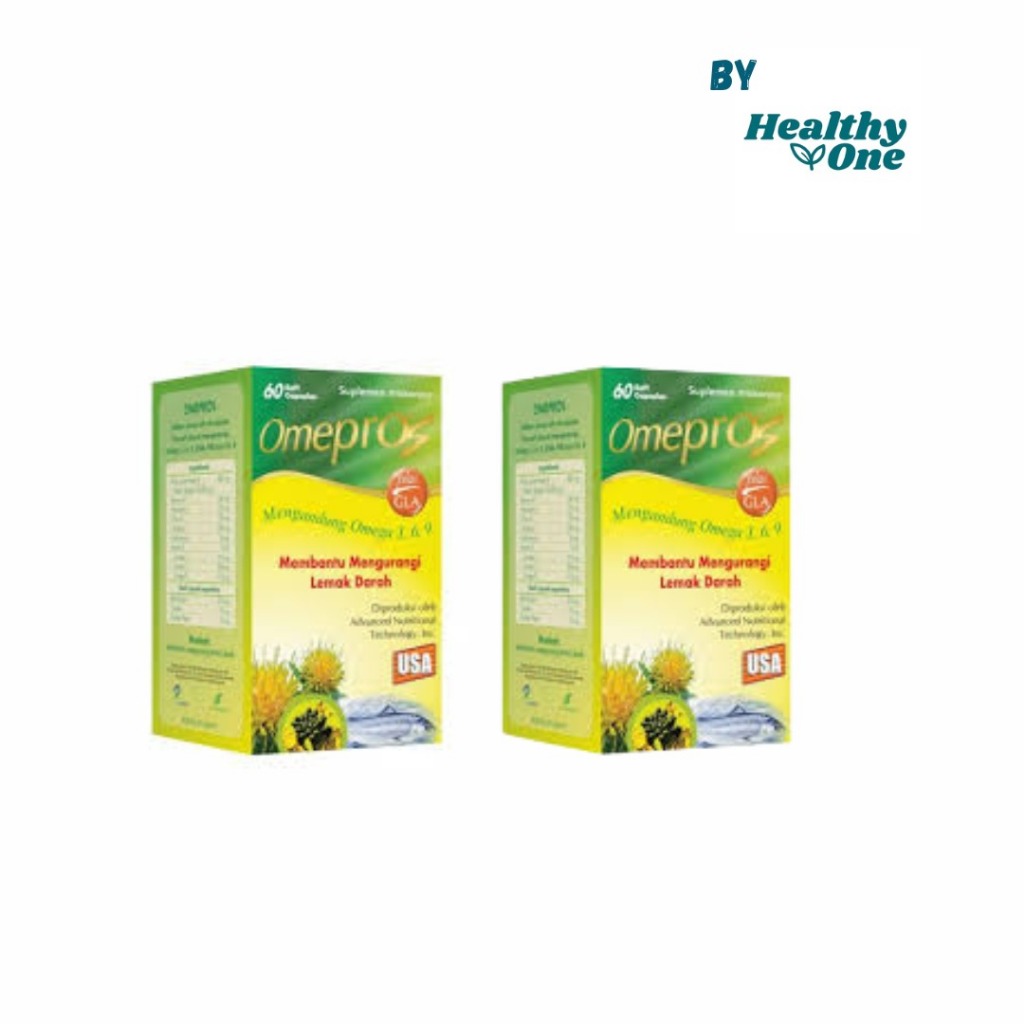 Omepros 1 Botol isi 30 Soft Capsul/ Minyak Ikan