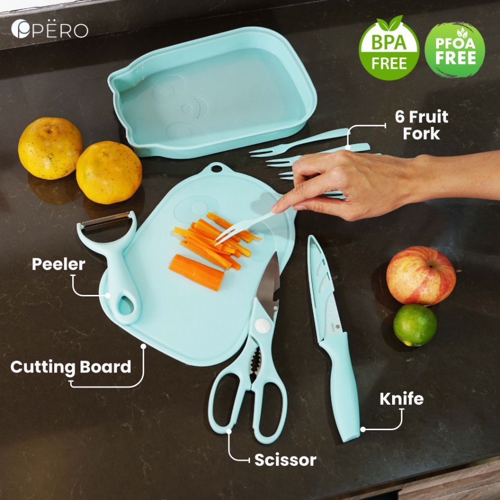 fruit knife set Pero - 5in1 knife set serbaguna