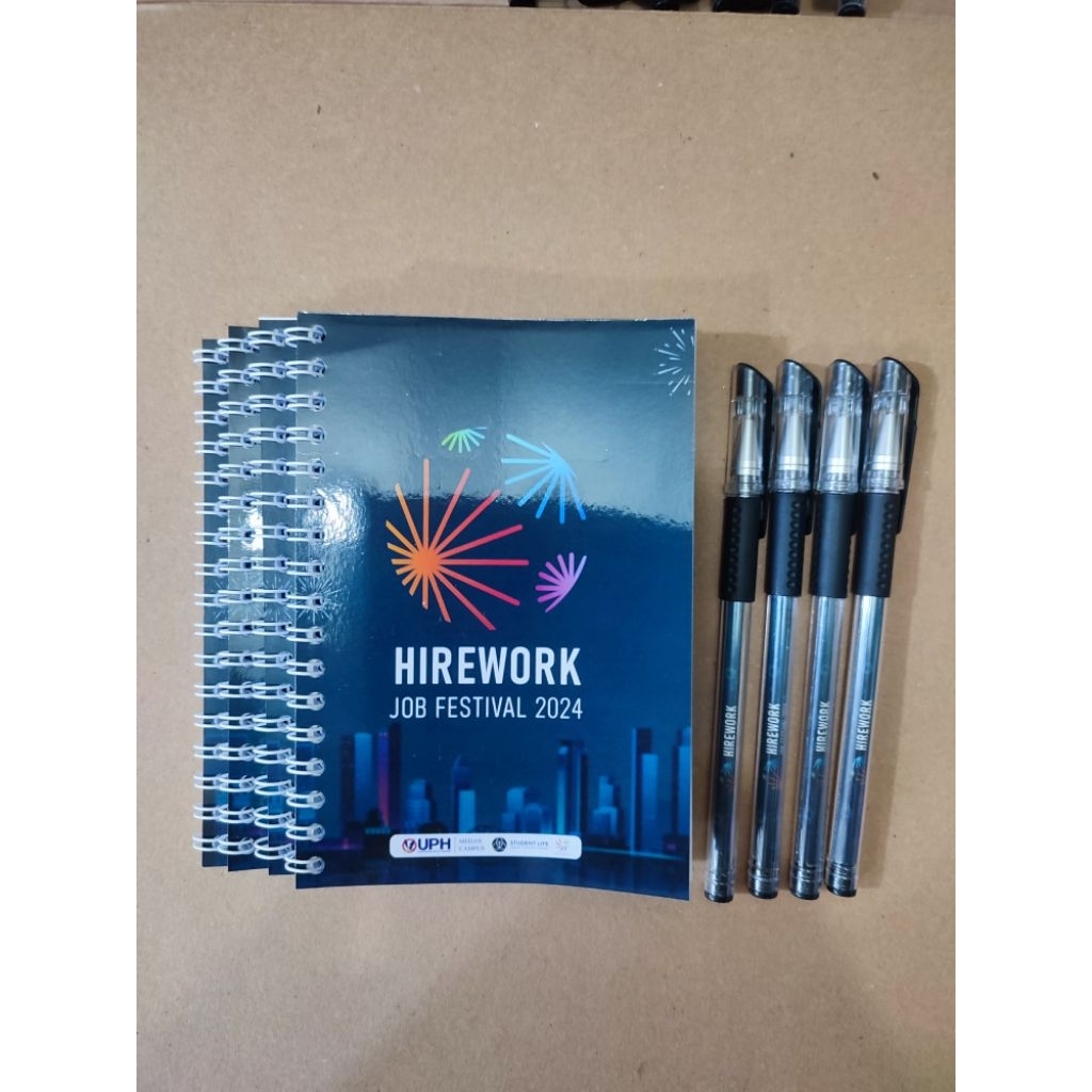 Cetam Block Notes A6 + Pulpen Custom Sovenir Bloknote Notes