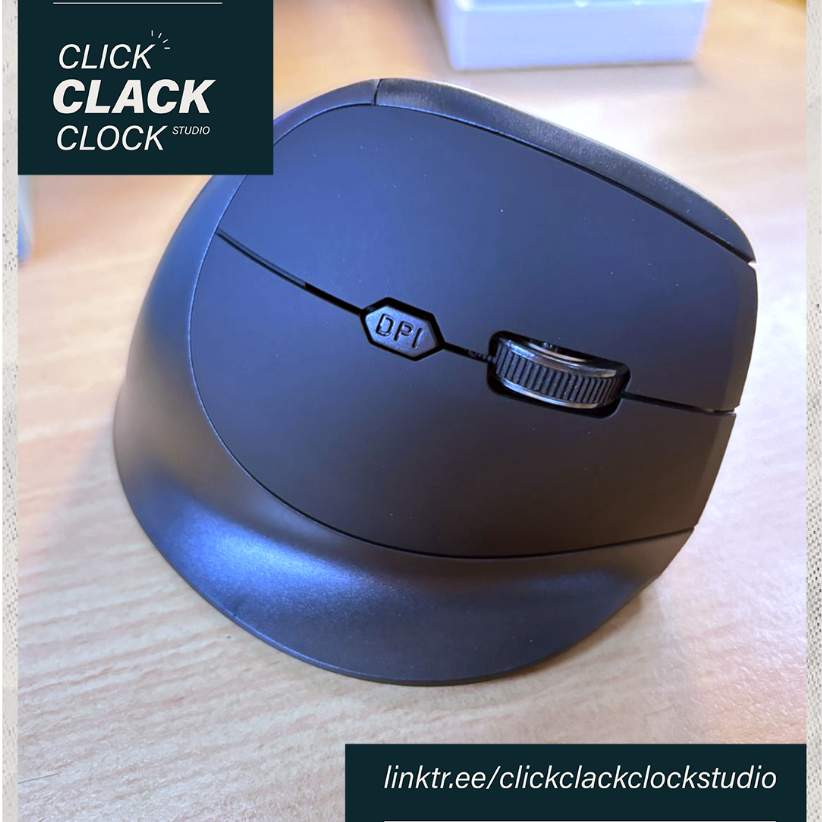 ERGONOMIC VERTICAL MOUSE ( Bluetooth / Wired / 2.4G )