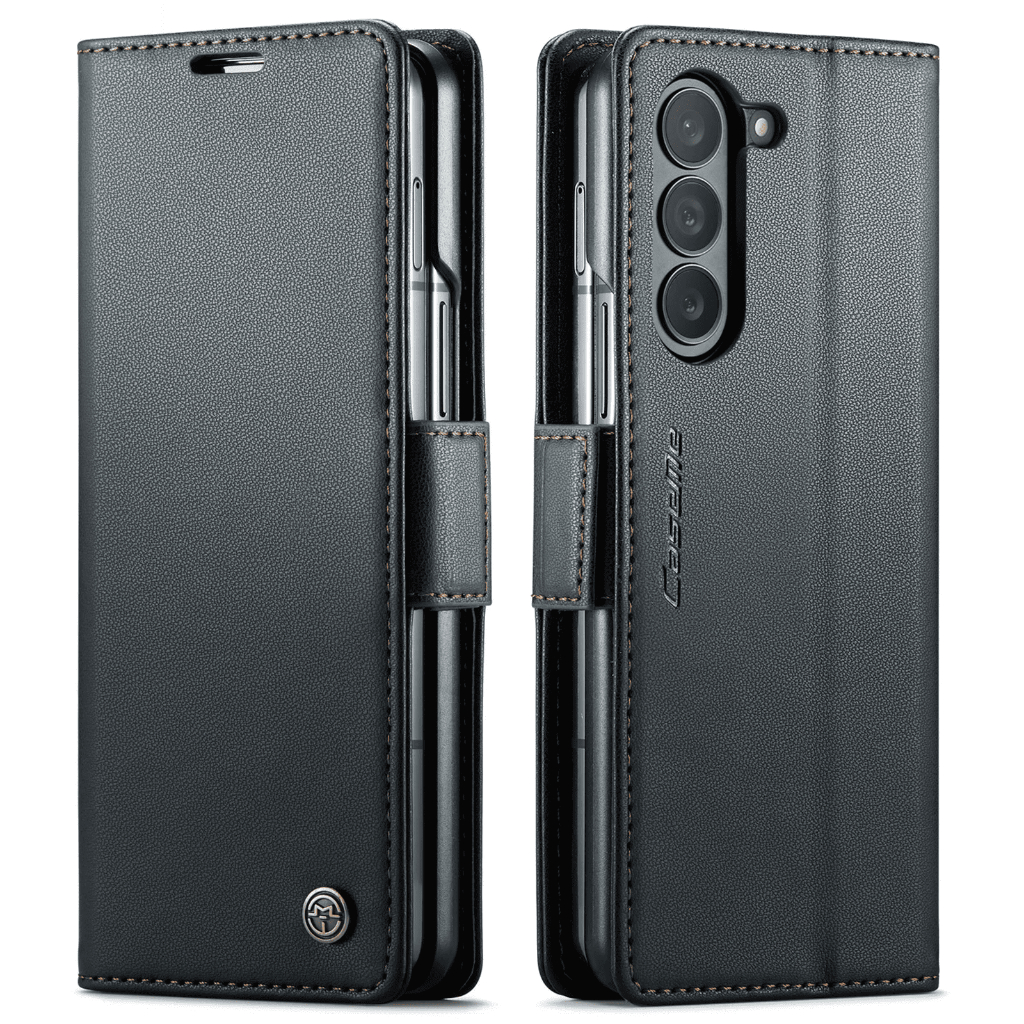 Flip Premium raCaseta Case For Samsung Galaxy Z Fold 7 6 5 4 5G New Aleph Cover Leather Kulit Sarung