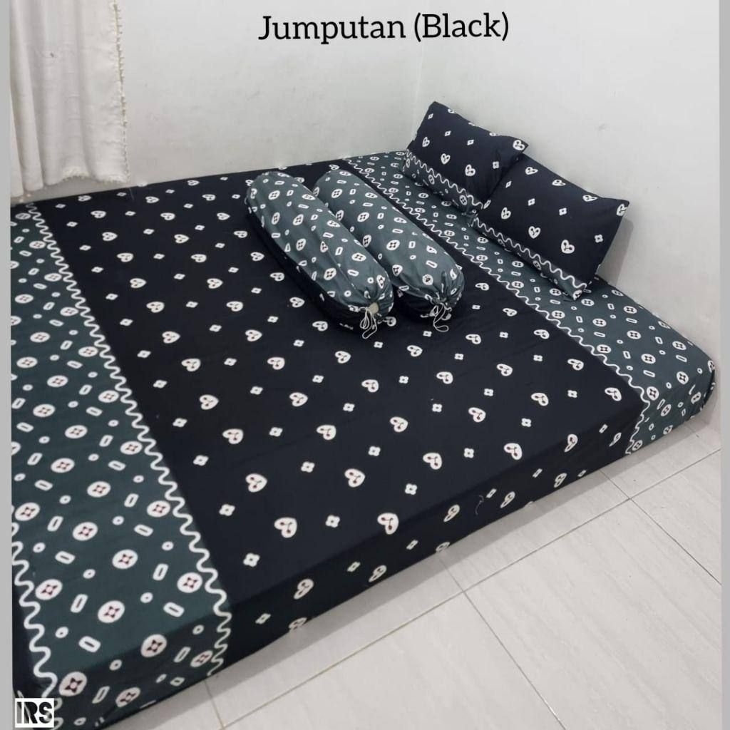 Sprei Jumputan 180x200 / Seprei Murah Batik Katun Adem
