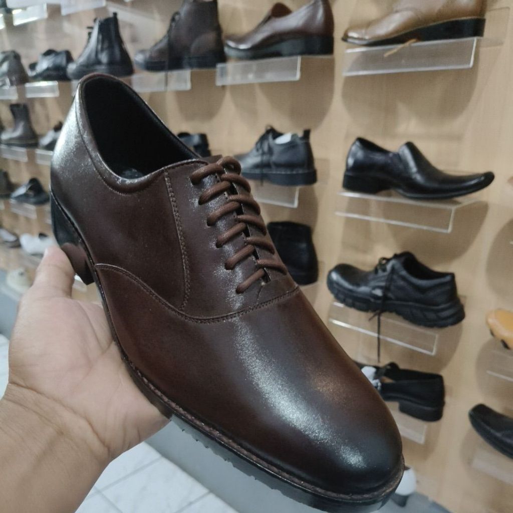 Sepatu Pantofel Kantoran Kulit Asli Kasual Pria