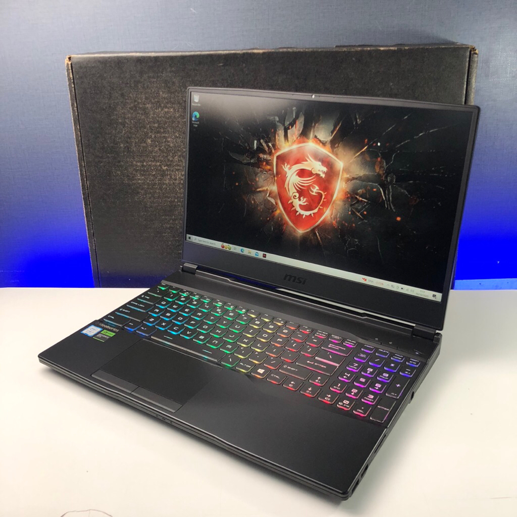 MSI LEOPARD GL65 INTEL CORE i7-9750H RAM 16GB SSD 512GB RTX 2070 8GB 15,6in 144hz 100% SRGB WINDOW11