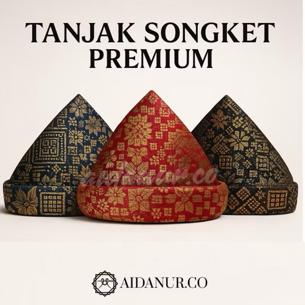 TANJAK SONGKET PREMIUM // TANJAK SONGKET ADAD PALEMBANG // TANJAK SIAP PAKAI // TANJAK SONGKET MELAY