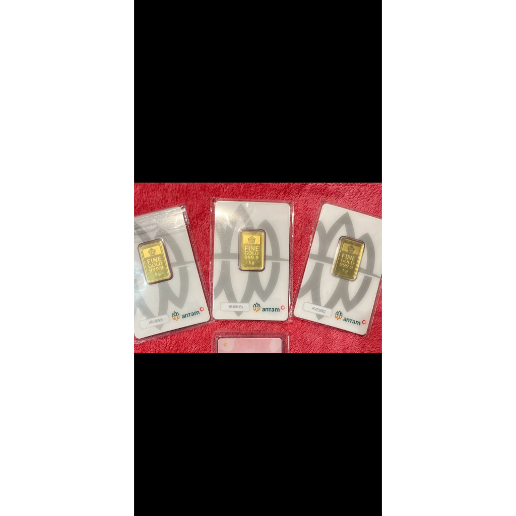 Emas Antam Logam Mulia 5 gram 100% Original Certieye 2024