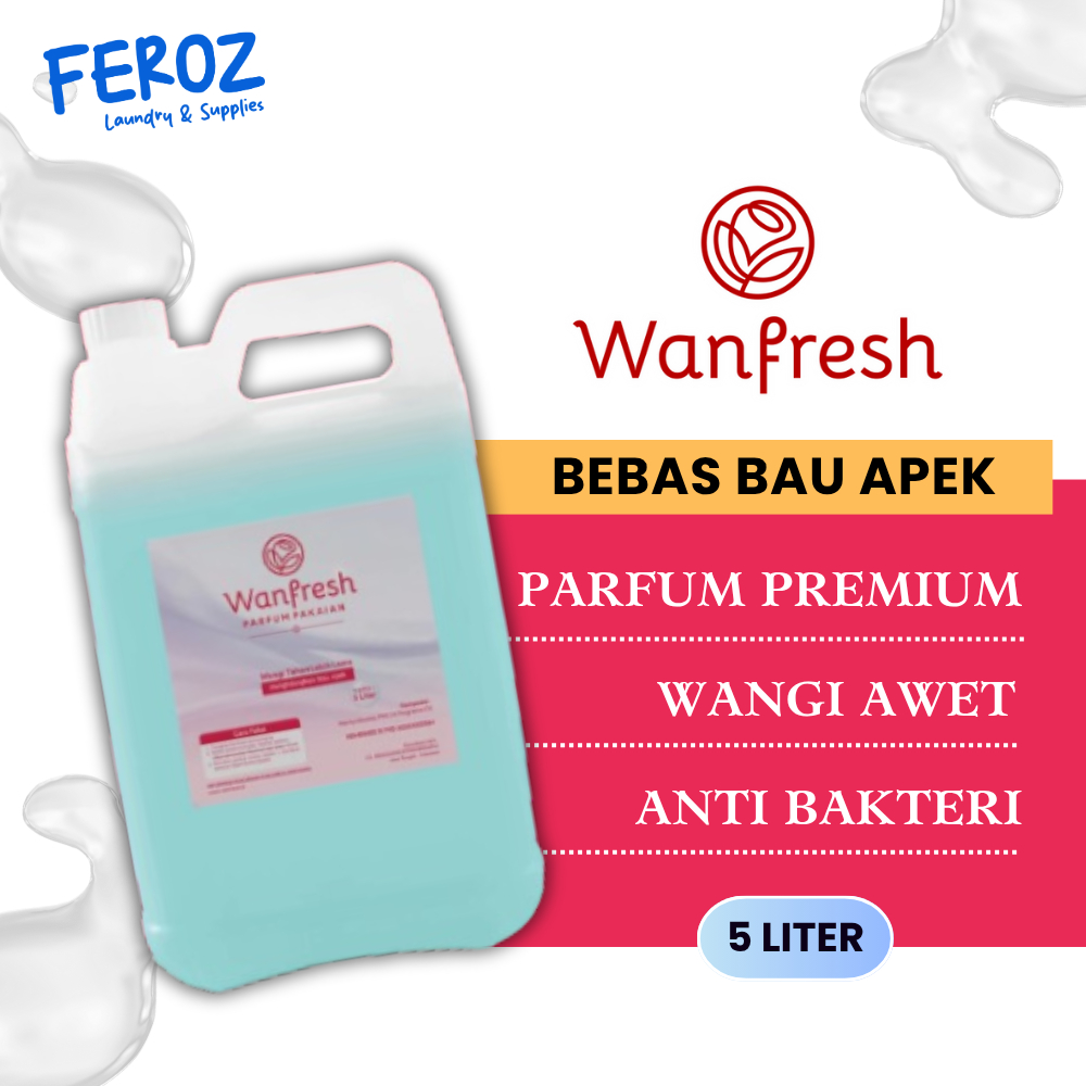 Parfum Laundry Grade Premium / Pewangi Pakaian Wanfresh 5 L
