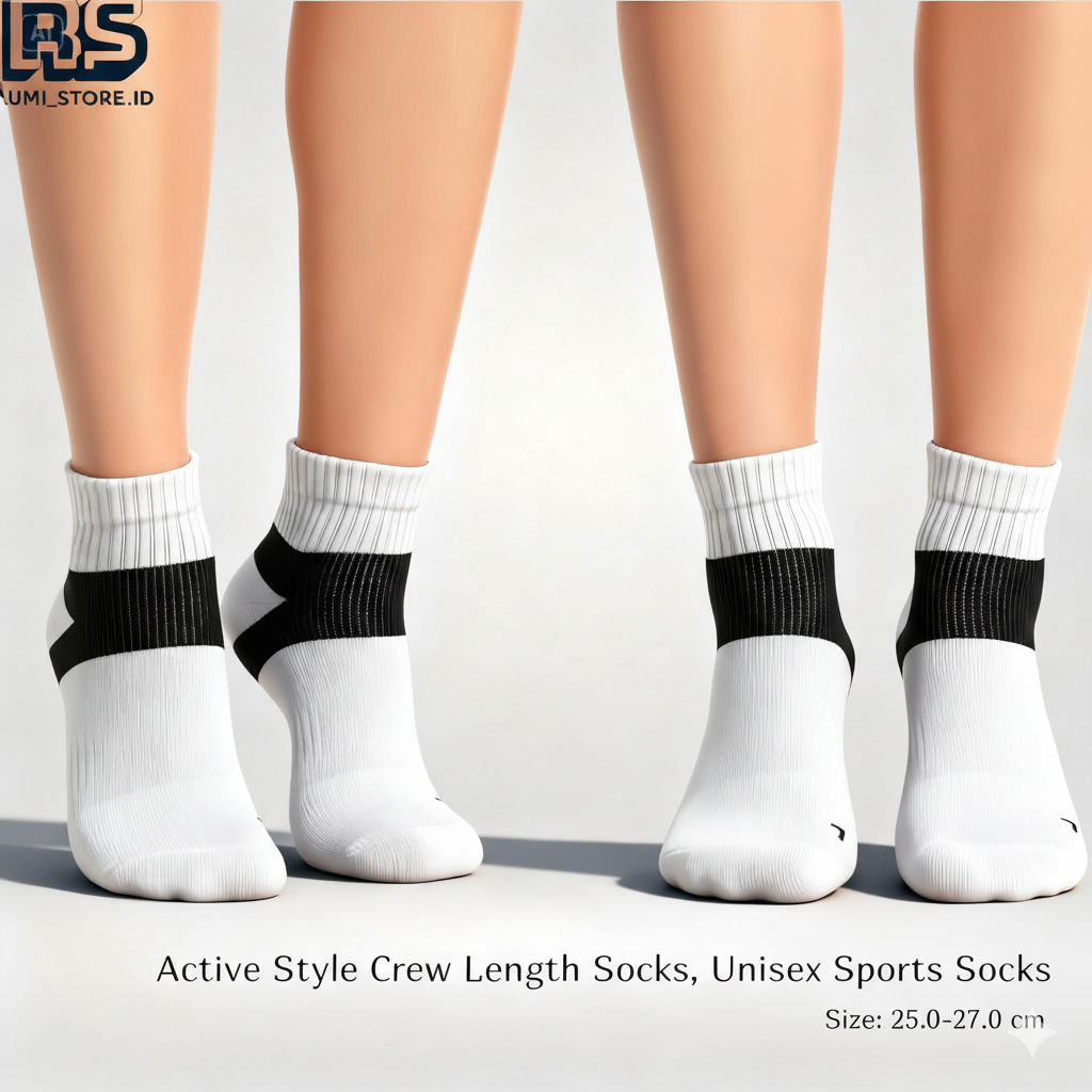 Kaos Kaki Active Style – Taping Arch Support, Nyaman & Anti Bau