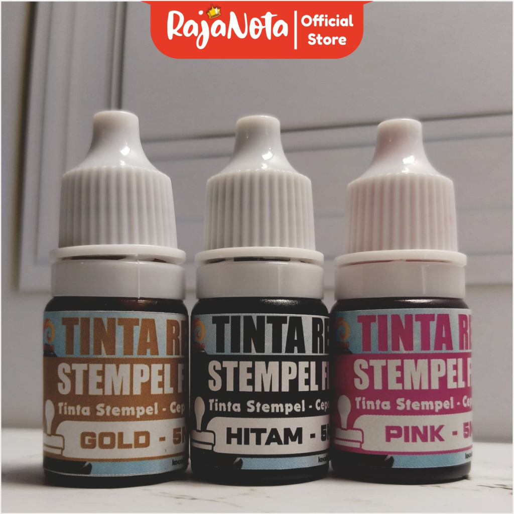 Tinta Stempel Cap Berkualitas Media Kertas Flash