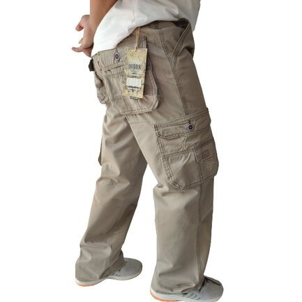 Celana Ceka Panjang Pria Cargo Ceka Bahan Kanfas Premium Size 28 Saampai 42