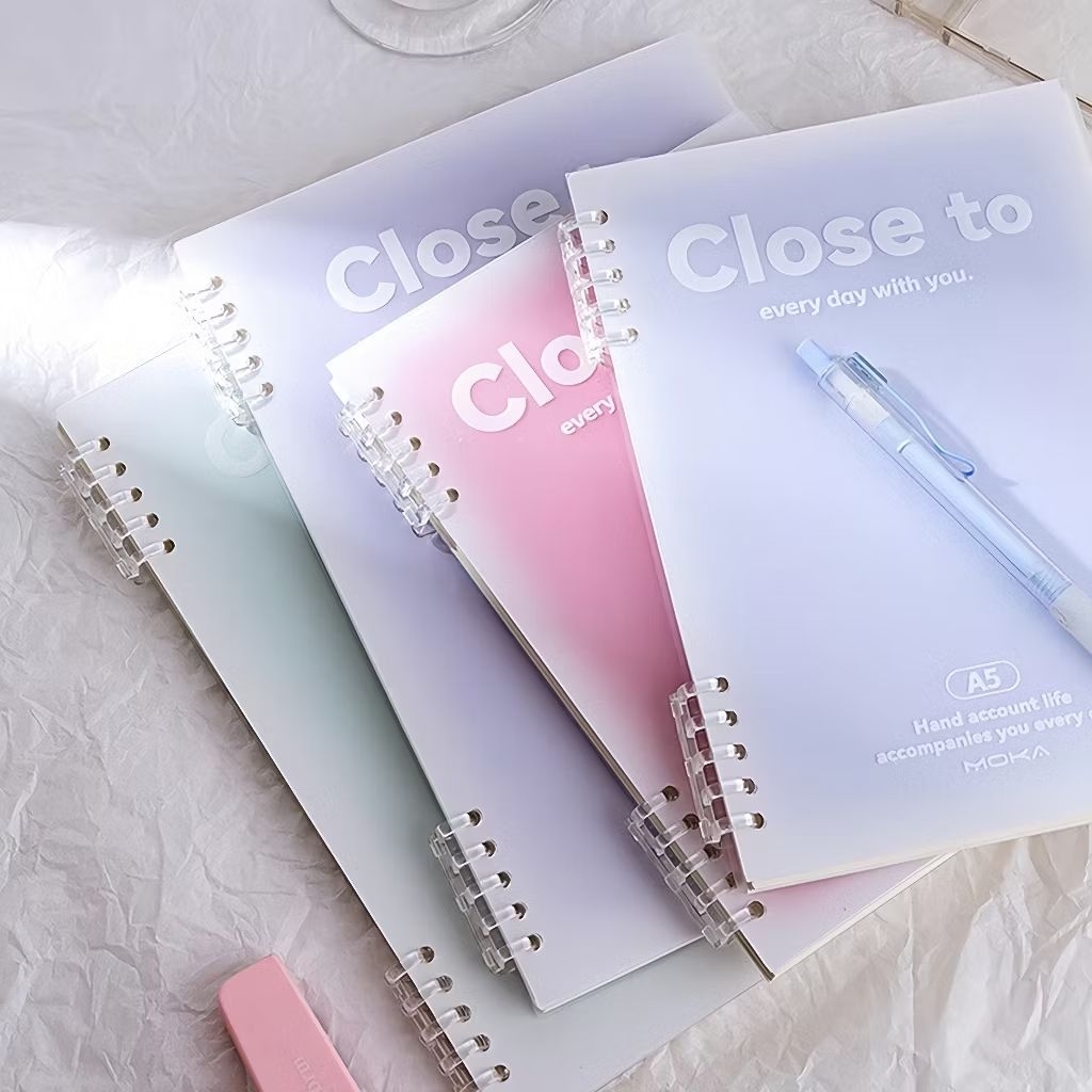 Notebook A5/B5 Gradient 5-hole Loose Leaf Notebook EE164