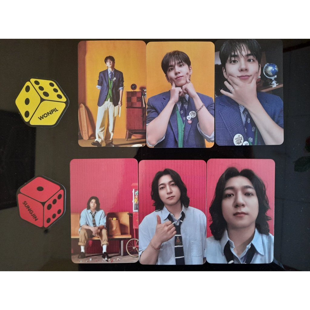 PC Photocard DAY6 The Decade Nemo Dice Ver Sharing Member Set Sungjin Wonpil Official
