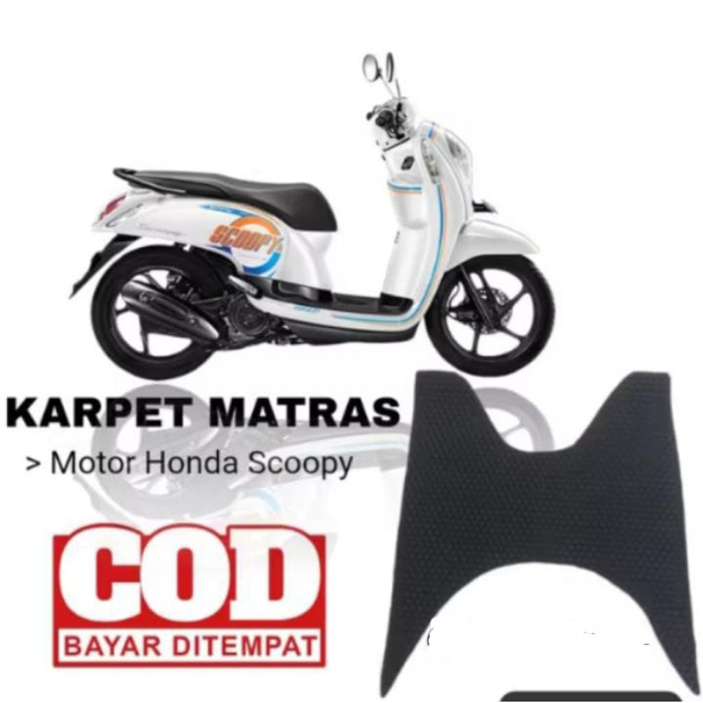 Karpet Alas kaki Motor Scoopy tahun 2016