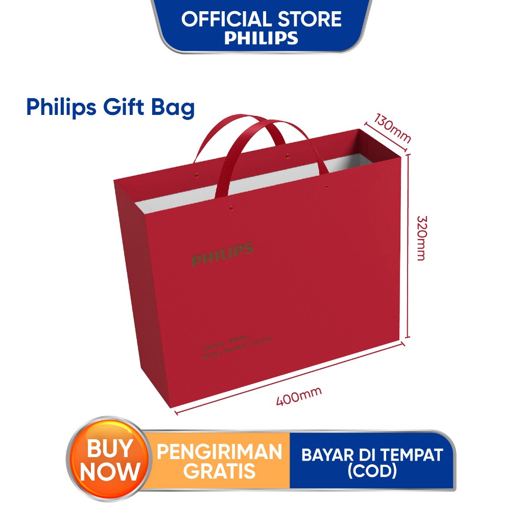 Philips Massager gift bag 400*320*130mm Suitable for PPM7323/PPM4361/PPM1321/PPM3306/PPM3304/PPM4325