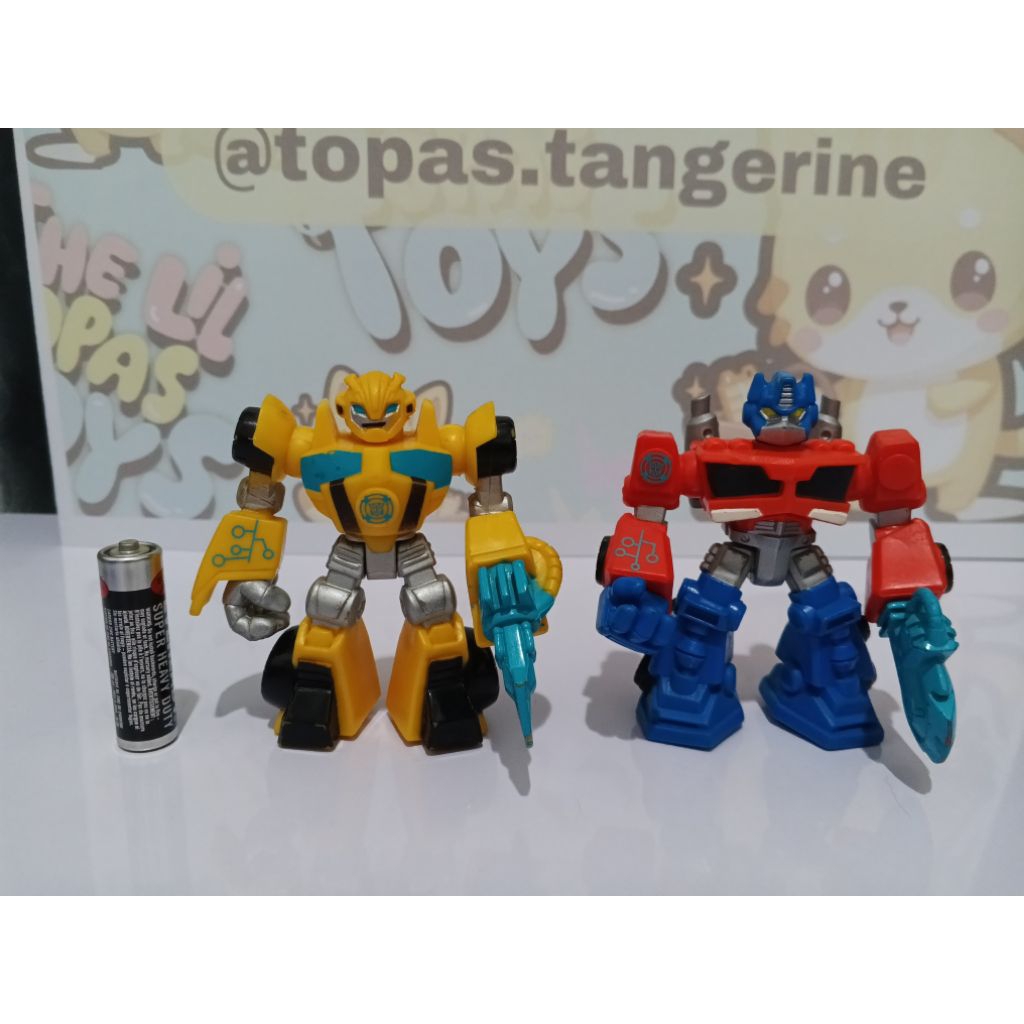 Playskool Heroes Transformers Rescue Bots Optimus Prime Bumblebee