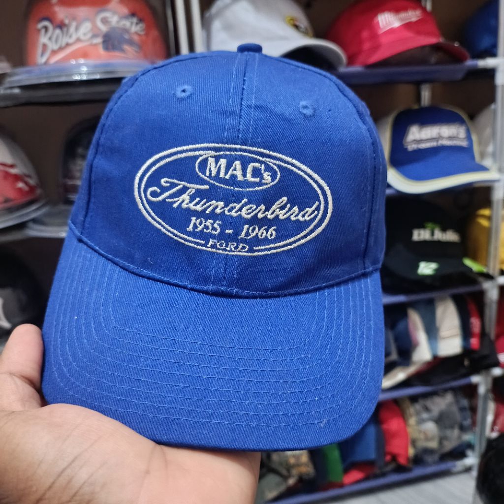 TOPI CAPS VINTAGE / LAWAS MAC'S THUNDERBIRD FORD 1955-1966