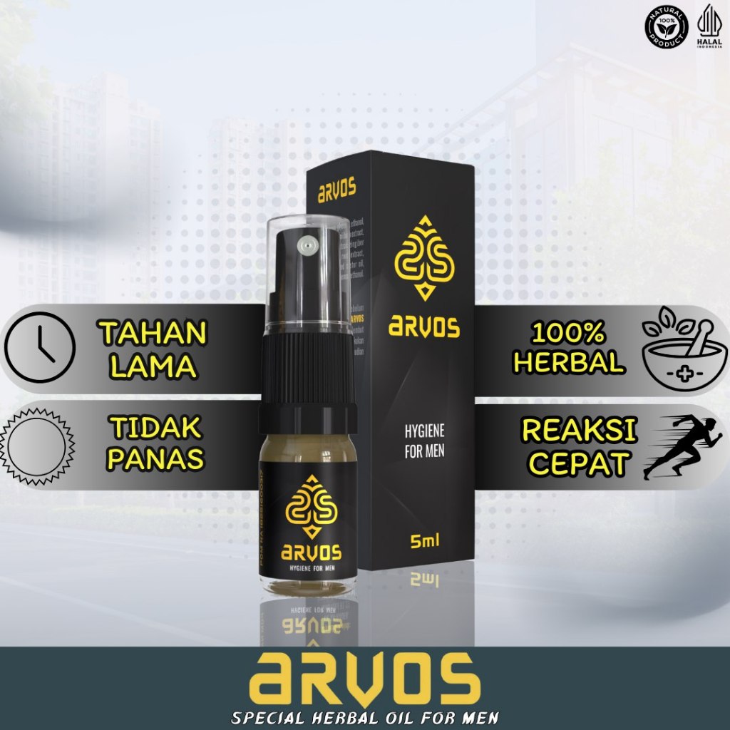 ARVOS Spray Obat Disfungsi Ereksi Pria Tahan Lama