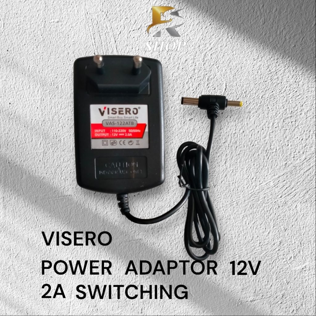 ADAPTOR DC 12V-2A SWITCHING VISERO