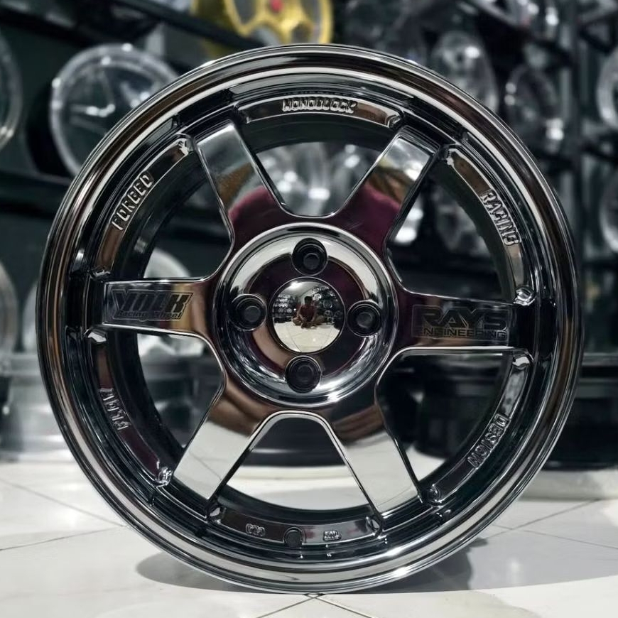 velg te37 ring 16 lebar 7 et 42 velg mobil ring 16 velg racing r16 velg mobil brio jazz vios ring 16