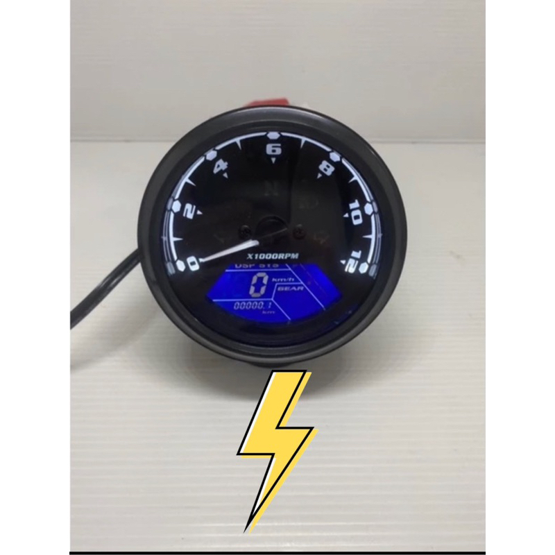 SPEEDOMETER BABON BULAT DIGITAL VIRAL MEGAPRO CB RX KING JAPSTYLE CUSTOM FULL SENSOR UNIVERSAL