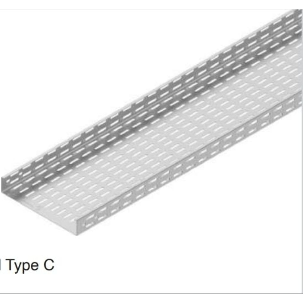 Kabel Tray 300x100x3000 mm Galvanize Tipe C Electro / Hotdip