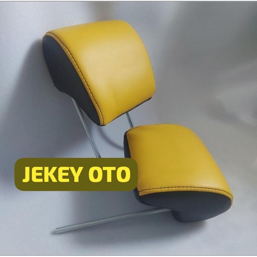 HEADREST JOK BELAKANG AYLA AGYA KOMBINASI WARNA BAHAN KULIT SINTETIS