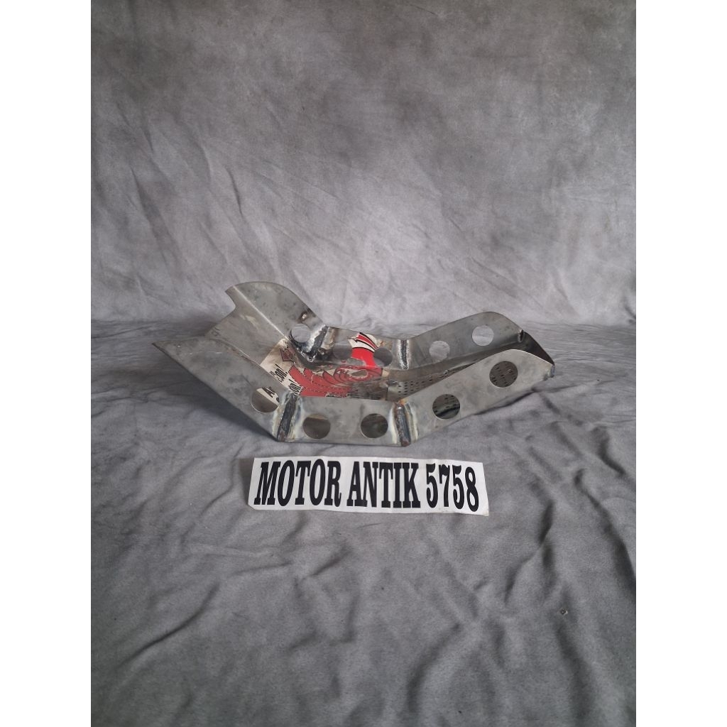 Pelindung mesin mud guard skid plat motor custom Japstyle Scorpio Tiger Megapro Gl