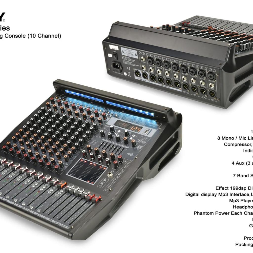 MIXER ASHLEY VX-PRO 8 6 tone original ashley