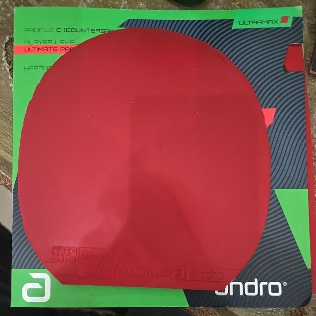 Karet Tenis meja Pingpong Andro Rasanter C53 original second bekas pakai