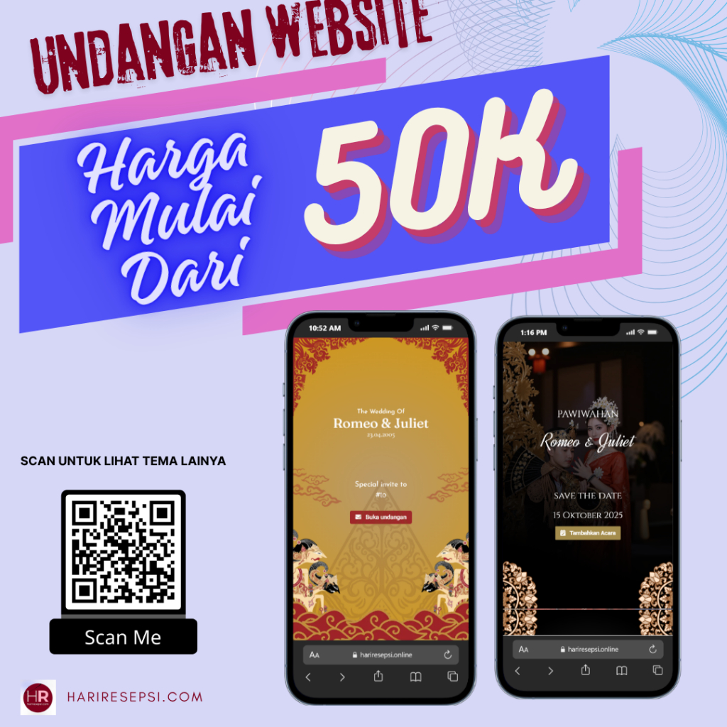 UNDANGAN DIGITAL WEBSITE | UNDANGAN WEBSITE ADAT JAWA