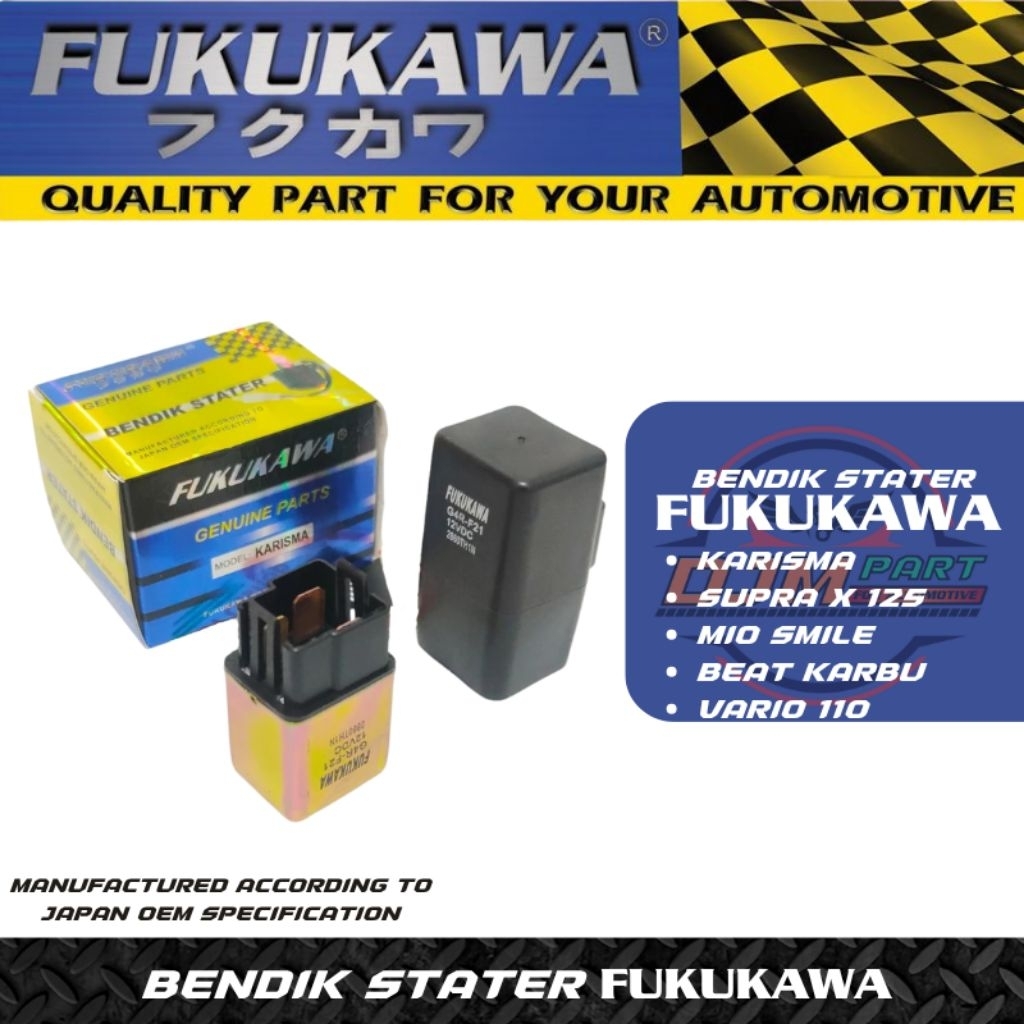 Bendik Stater Karisma Supra X 125 Original Fukukawa