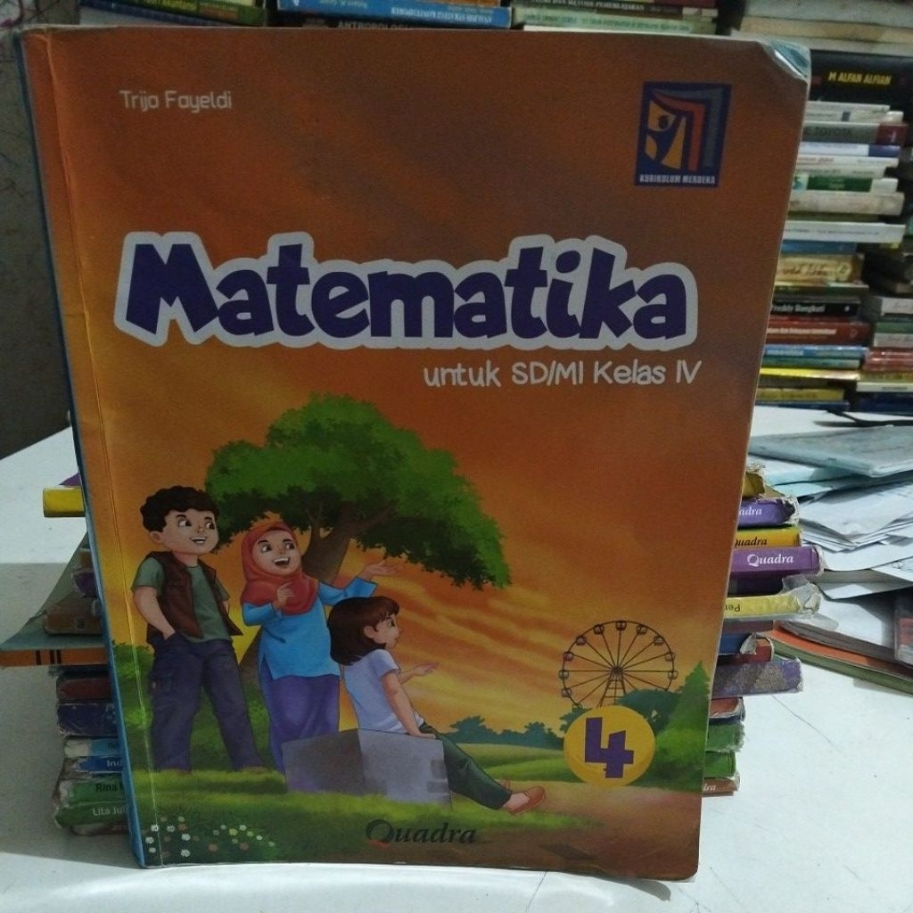buku Matematika SD kelas 4 penerbit Quadra