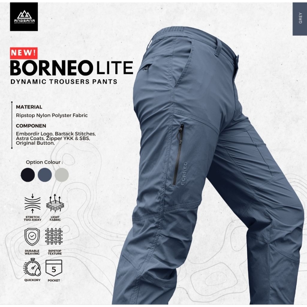 Celana Outdoor Angsana Original seri Borneo