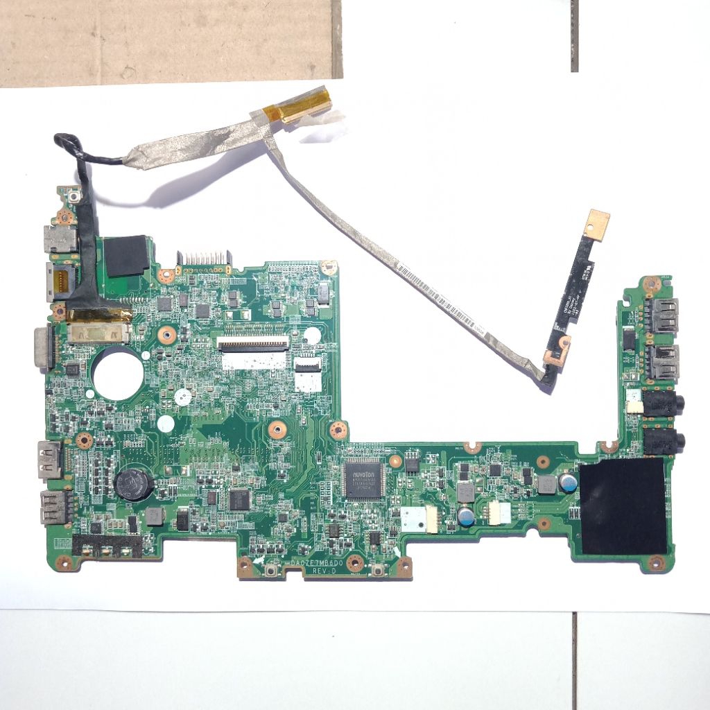 Motherboard mainboard mesin acer aspire one happy d270 series acer aod270 ze7 ze6 intel code da0ze7m