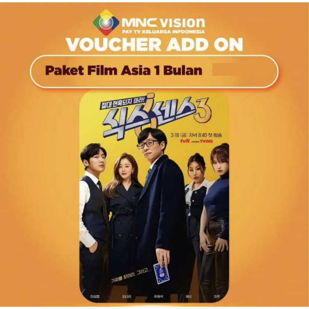 Voucher Paket Add On Jawara MNC Vision Film Asia 30 Hari