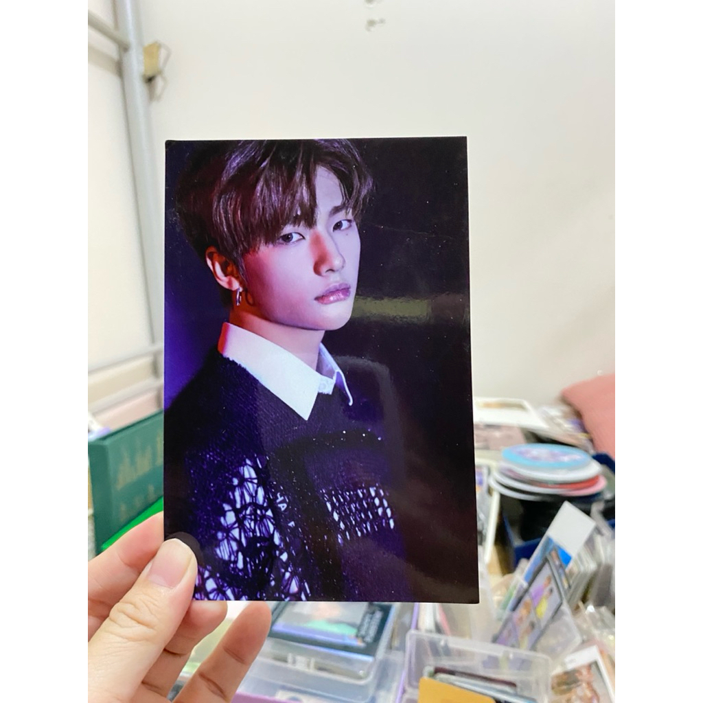 Straykids Hyunjin Yellow Wood Special Album Official Postcard (DAMAGE)