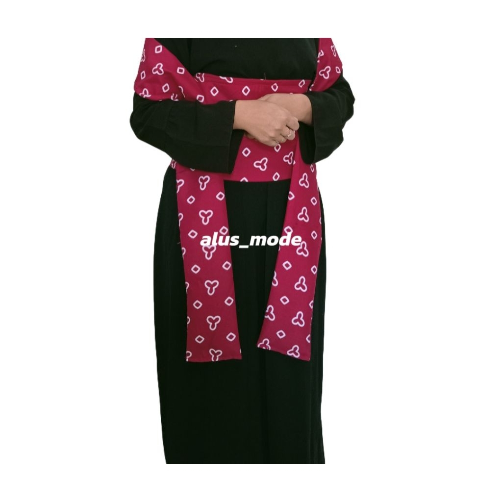 Angkin Dan Selendang Jumputan Instan Selendang Kebaya Selendang Jumputan Merah Selendang Jumputan Ja