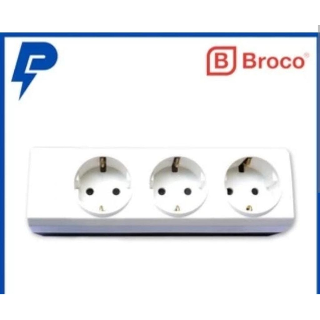 Therminal Lubang Broco | Colokan 3 & 4 Lubang Broco