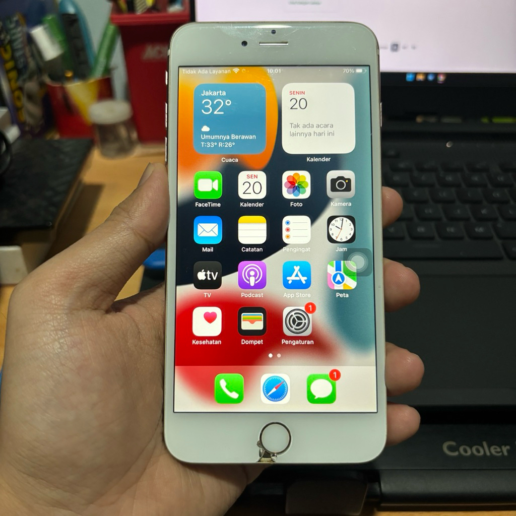 LCD layar iPhone 6s plus 100% original copotan