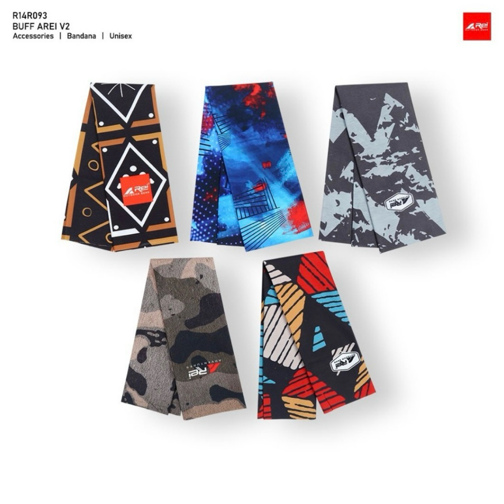 Bandana Multifungse Arei OriginaI V2 Buff Arei Outdoorgear