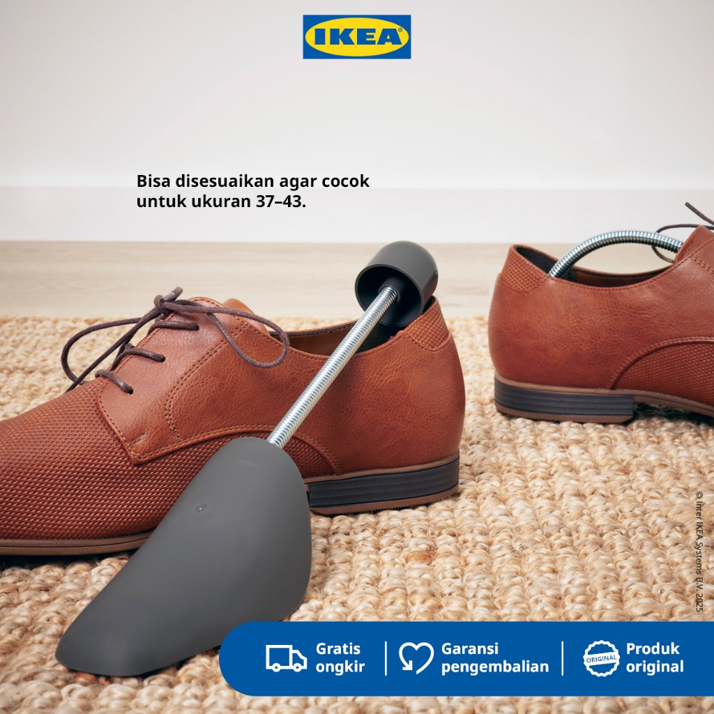 IKEA SITTPINNE Shoe Tree Penyangga Sepatu Abu-Abu Tua / Catokan Sepatu / Shoe Horns