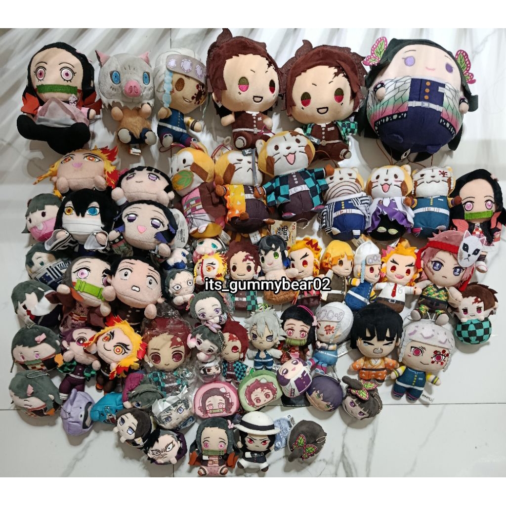 [Official] Demon Slayer DS Kimetsu no yaiba nesoberi fuwakororin hugchara capit pin rascal mascot po