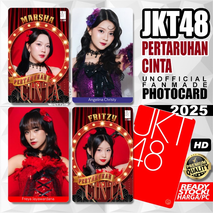 Photocard JKT48 2025 New Pertaruhan Cinta Unofficial Photo Card Kartu Koleksi
