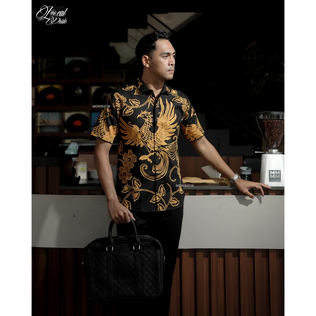 MENSBATIK - Arta Sawunggaling II -  Kemeja Batik Slimfit - Rapi Dipakai, Dalam Dipandang, Buat Anak 
