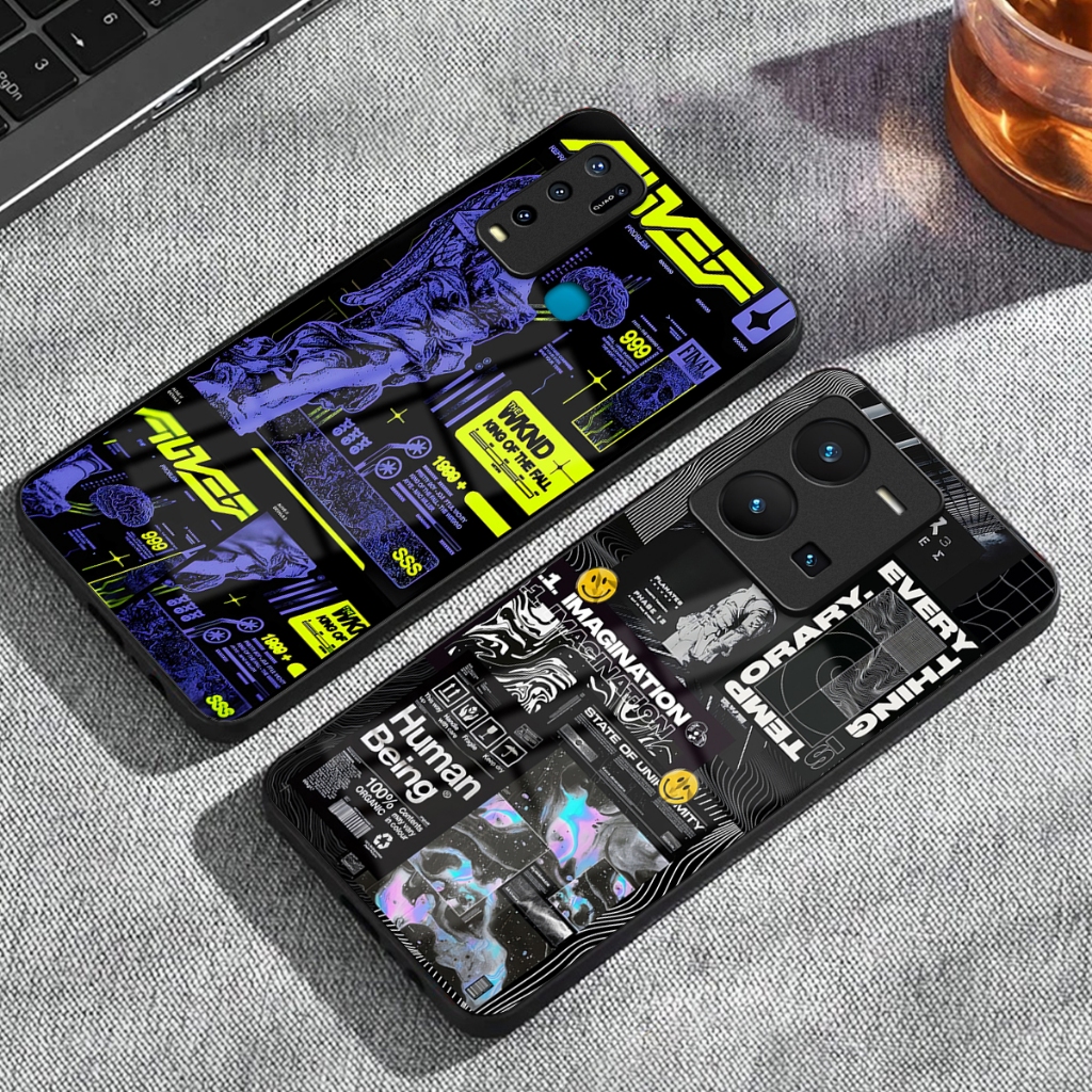 Case Glossy Vivo Y35 / Vivo Y30 - Y30i - Y50 / Vivo Y22 / Vivo Y12 / Vivo Y21 Soft Case Kilau - Cass