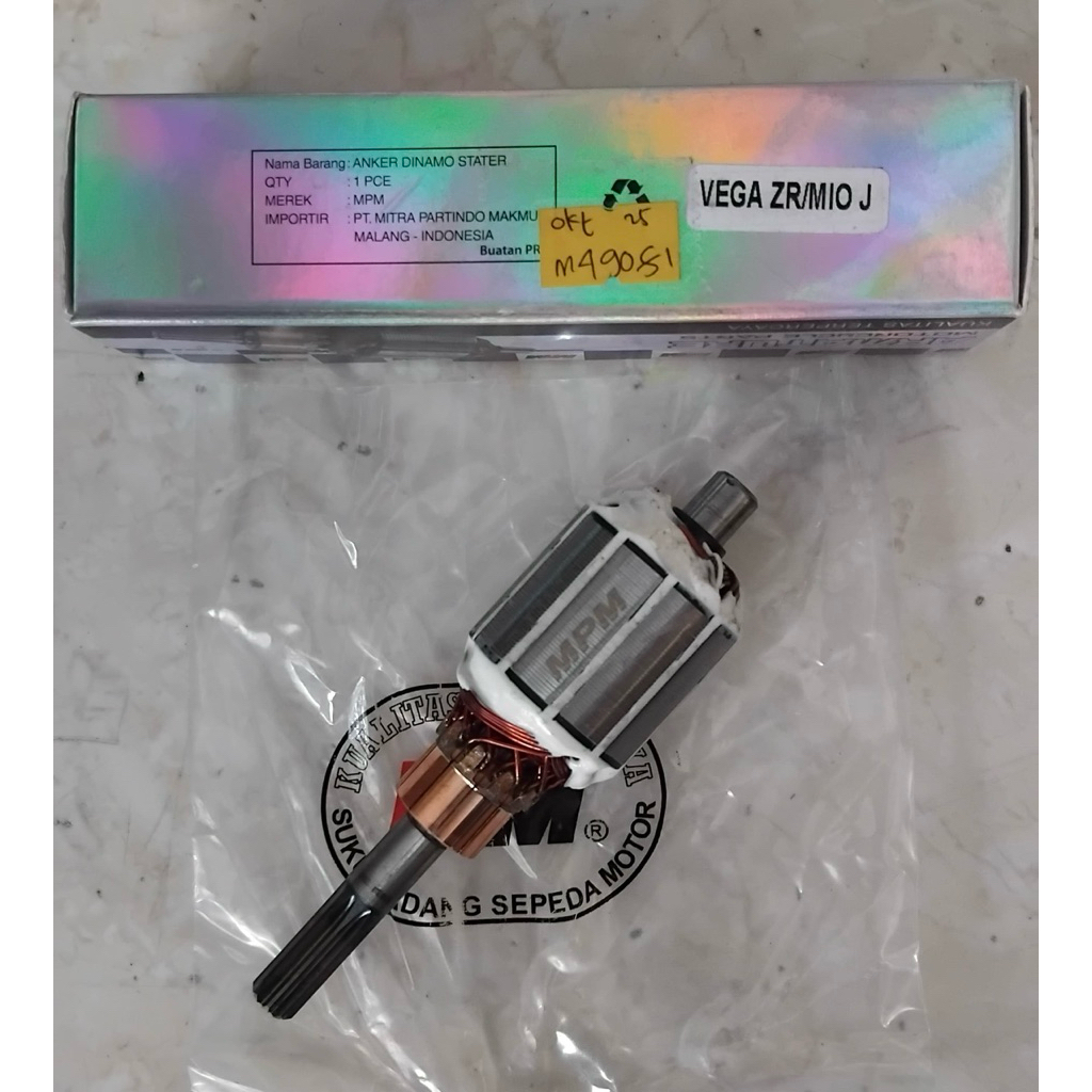 Anker Angker Dinamo Stater Vega ZR / MIO J merk MPM